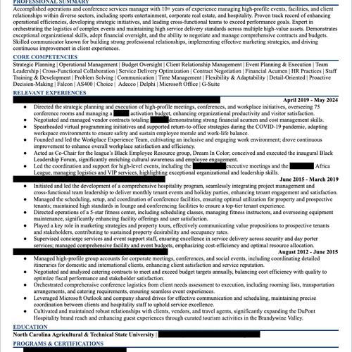Resume #3