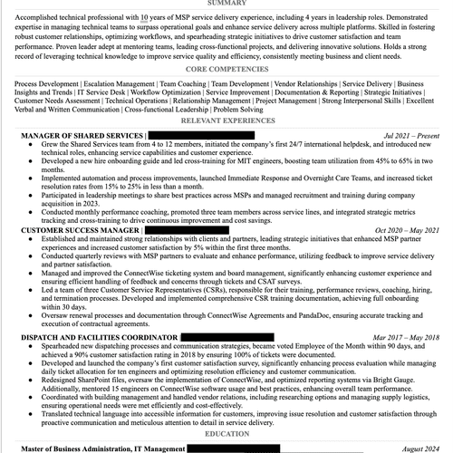 Resume #2