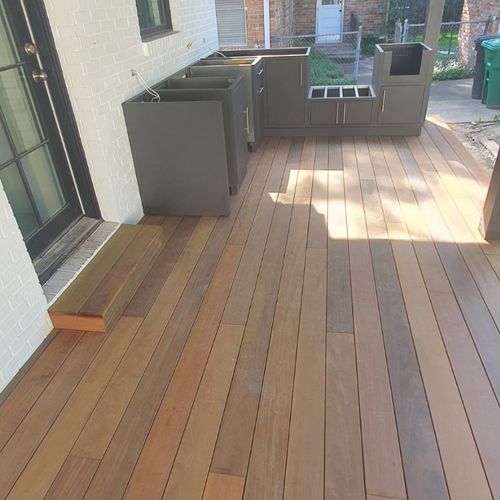 Right Angle installed an IPE deck at my home, and 