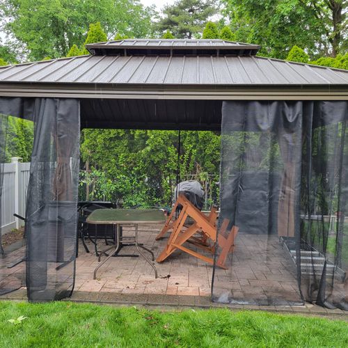 Bulat installed a gazebo for me for a fair price h