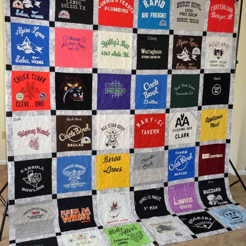 Checkerboard style quilt