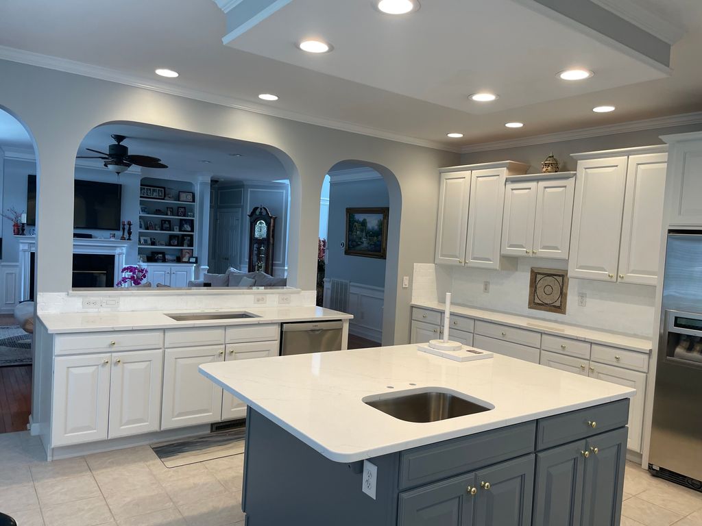 Quartz kitchen countertops
