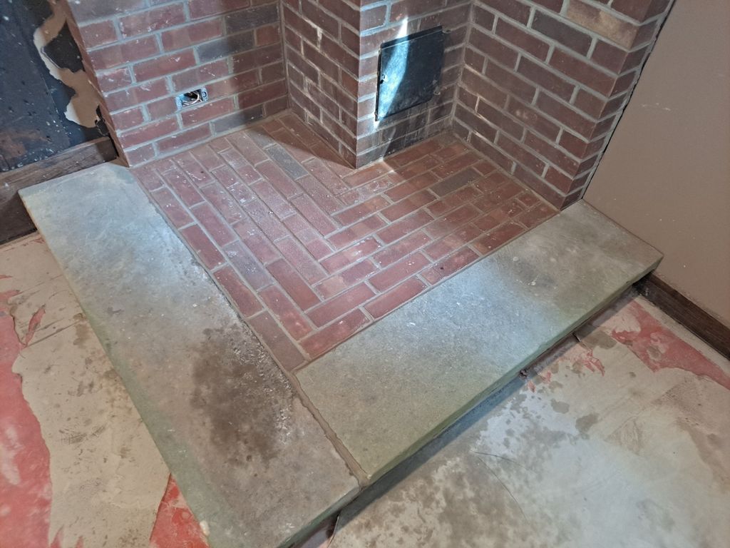 Hearth for Woodburning Stove