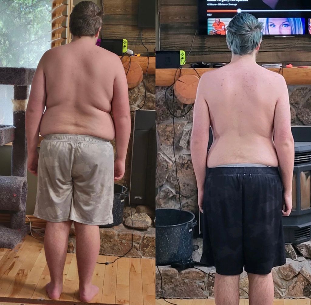 18 year old weightless client! Over 100 LBS lost