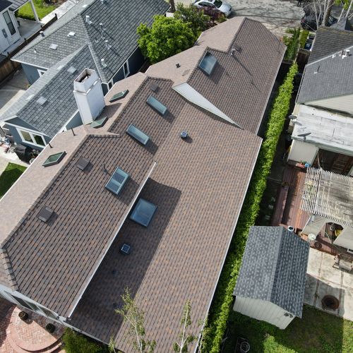 Multicolor Shingle Roofing Project
