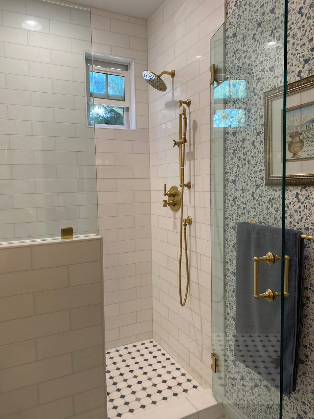 Customer designed bathroom herself !