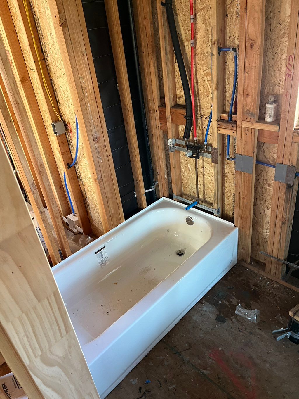 Bathtub installation for multi unit homes