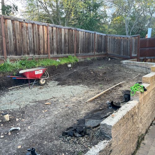 ** Backyard Transformation**

We recently had our 