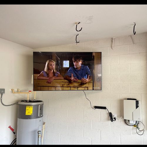 I recently hired John to mount my TV, and I couldn