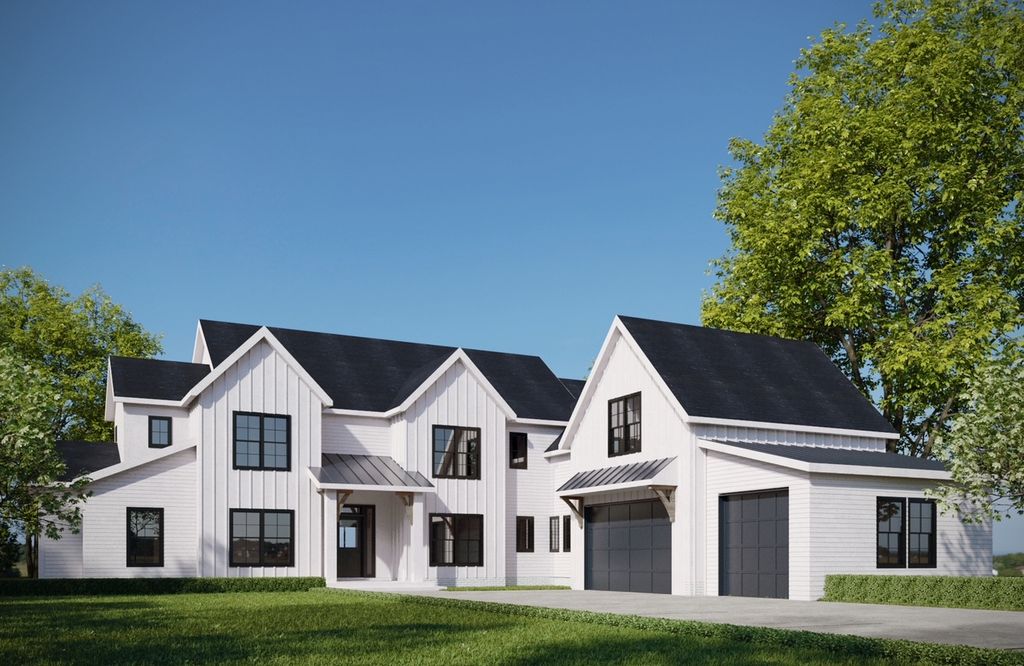 Rendering for a potential home build on a vacant l