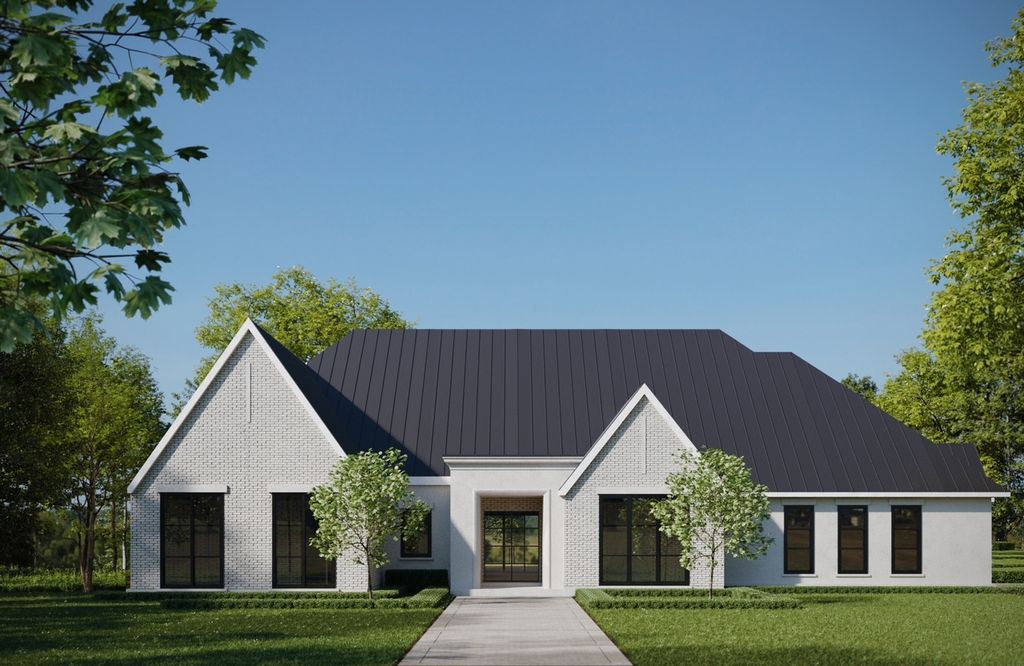 Rendering for a potential home build on a vacant l