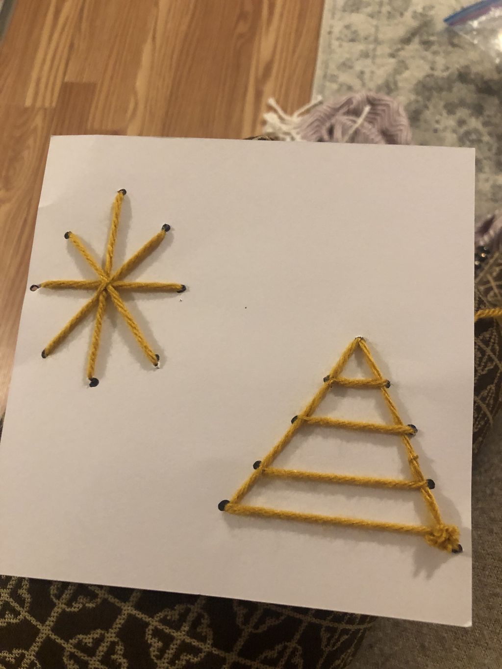 Sewing & Pre-Embroidery work of a 4 year old 