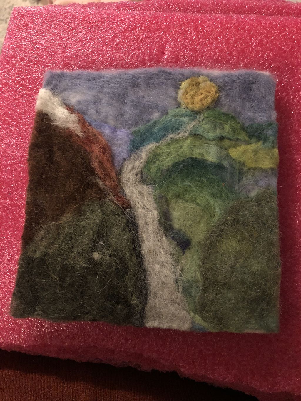 Needle Felted Landscape 