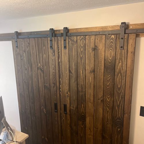 Oleg was amazing, he completed my barnwood doors a