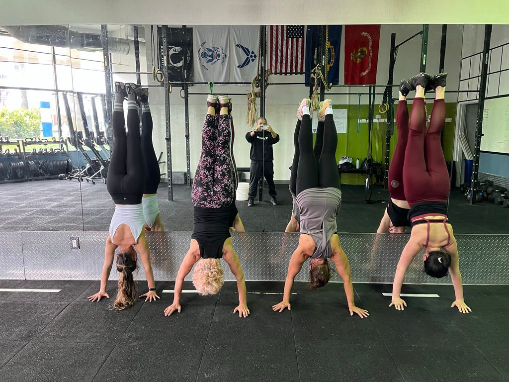 Practicing our wall walks 