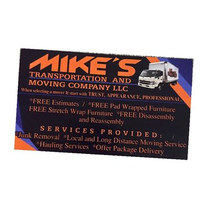 Avatar for Mike’s transportation and Moving Company LLC