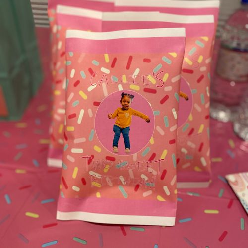 Personalized Chip Bag for party favors