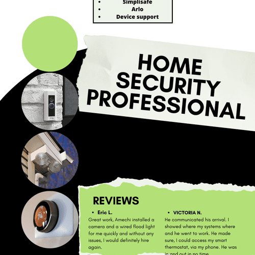 Home Security and Alarms Install