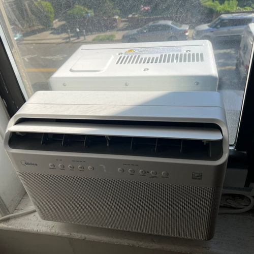 Window Air Conditioner installed 