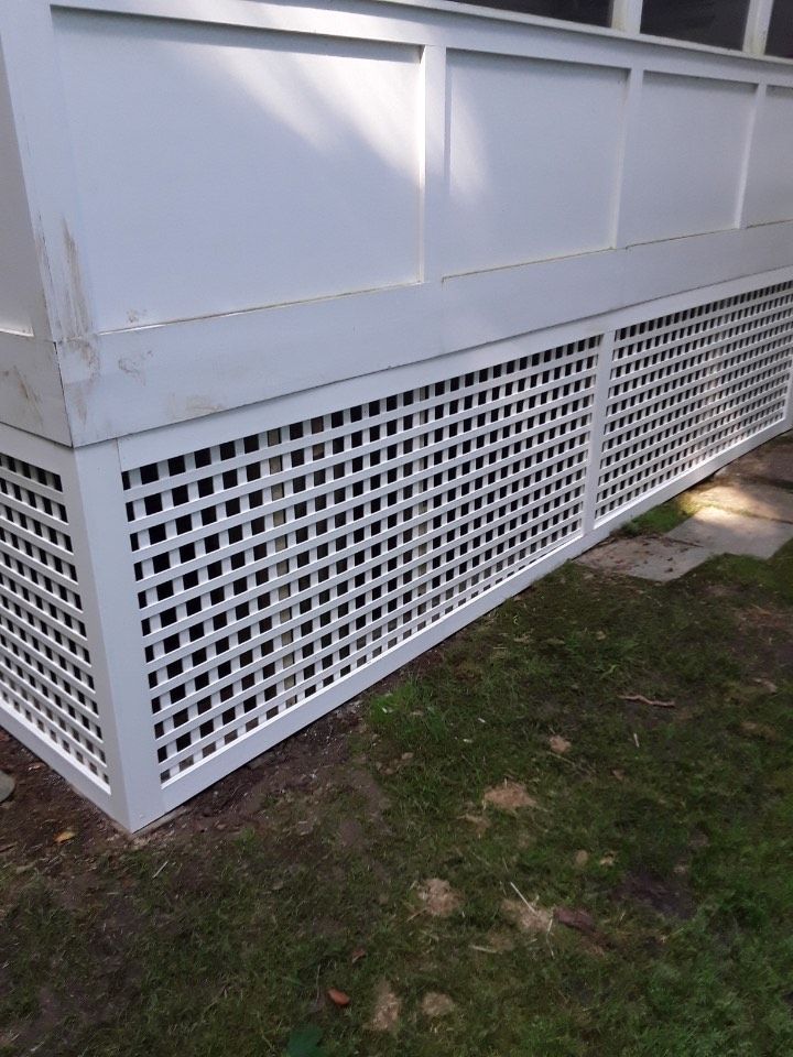 lattice under porch