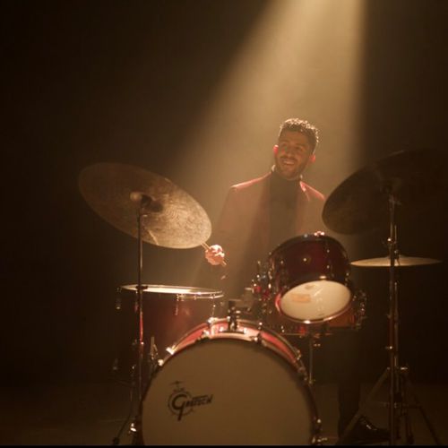 Professional jazz drummer Koosha Hakimi 