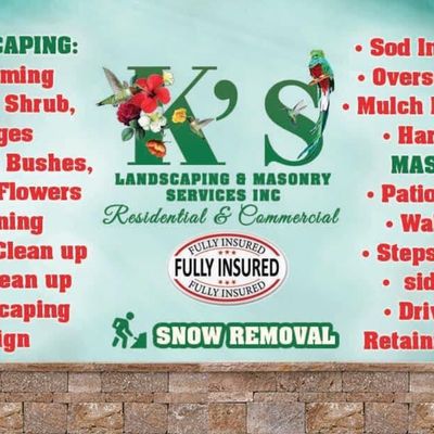 Avatar for K’s Landscaping & Masonry Services Inc