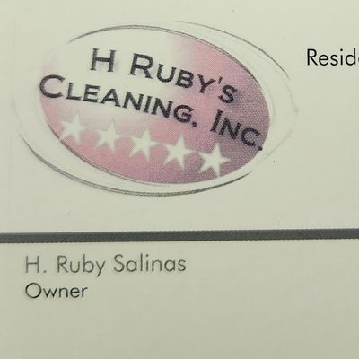 Avatar for H Ruby's Cleaning, Inc.