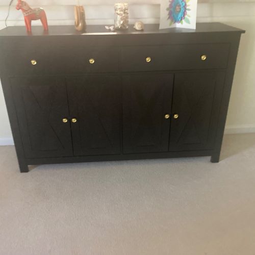 This is a buffet from Wayfair that arrived in a mi