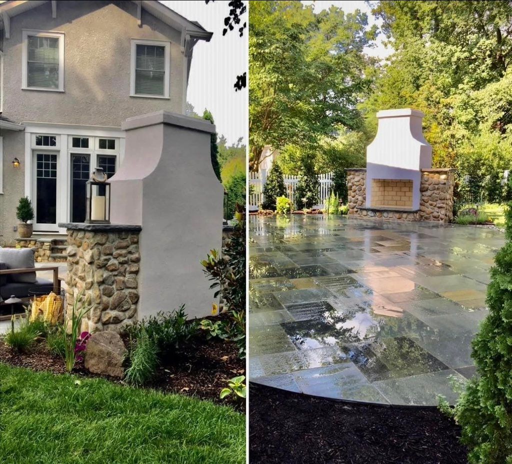 Completed backyard oasis fully equipped with new p
