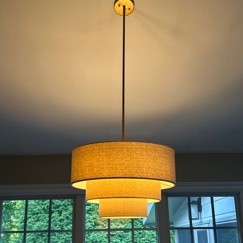 I hired Benny for a same-day light fixture replace