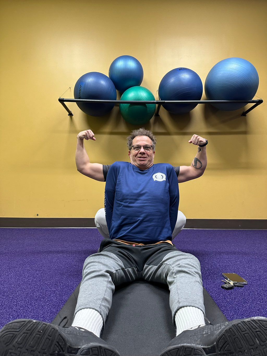 My client said he wanted arms like mine so I tried