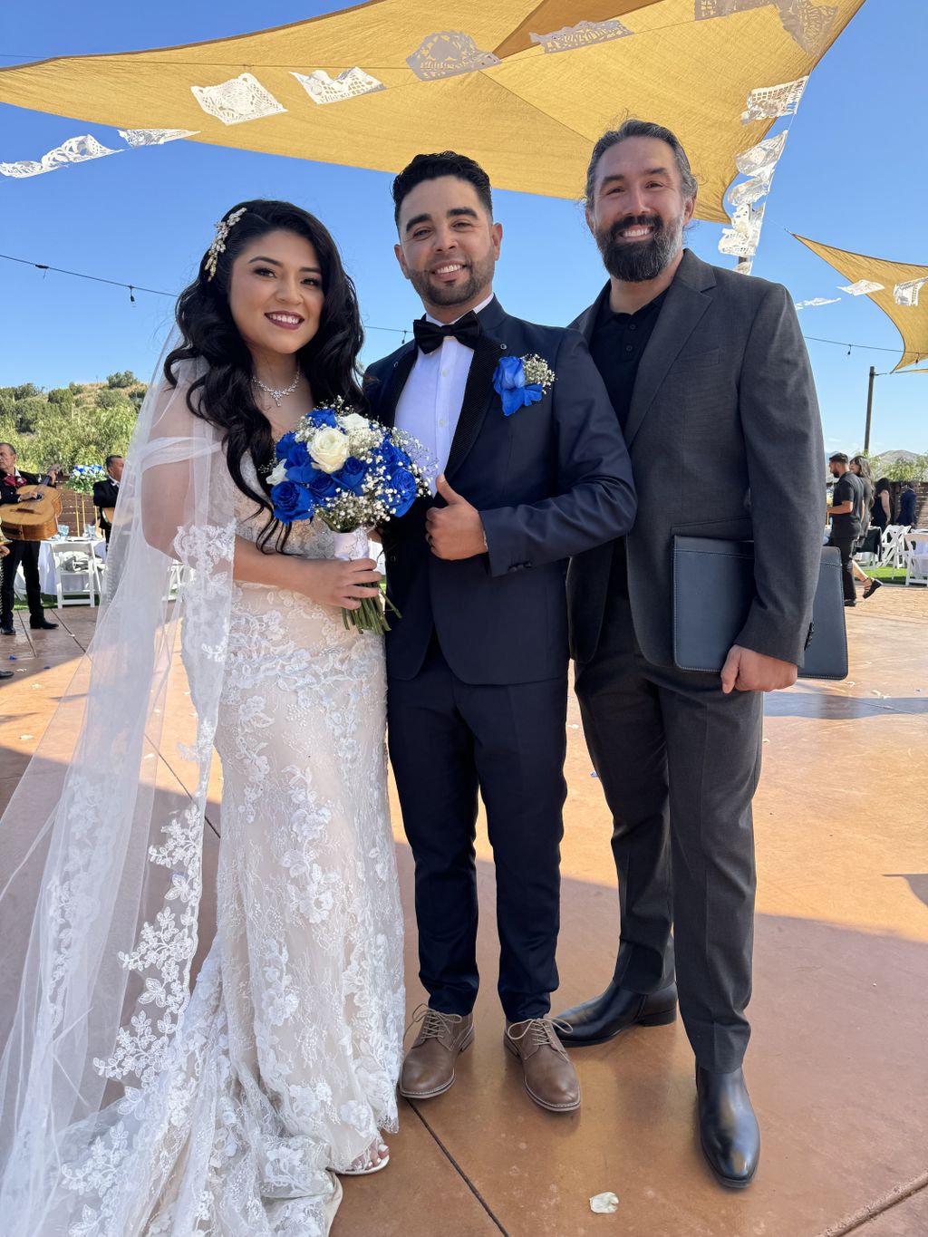 Congratulations Mariela and Fernando on your speci