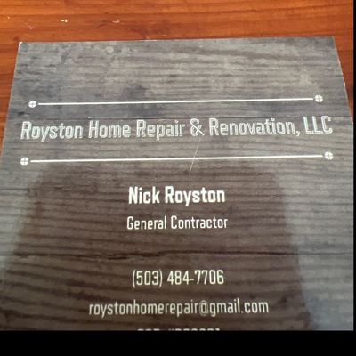 Avatar for Royston home repair