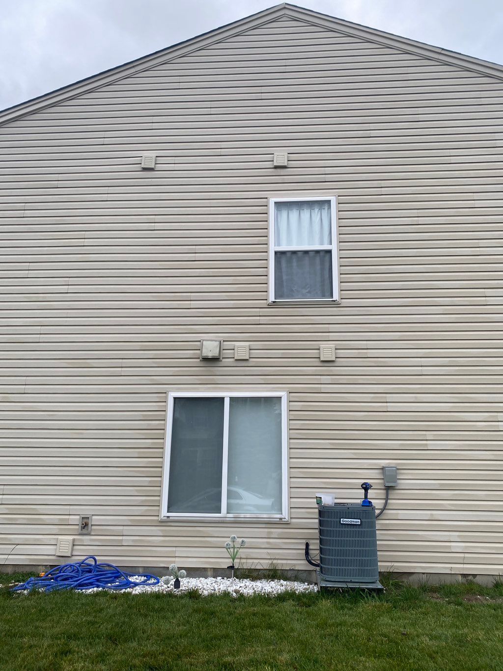 Installed ventilation outlets on a home over 25’ t