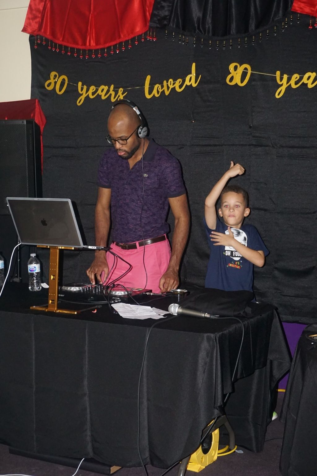 Chinua Unites was hired as the DJ at our family re