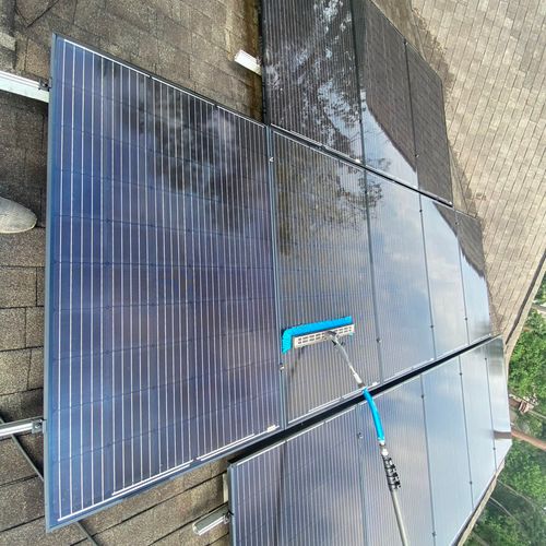 A&E solar panel cleaning did an excellent job expl