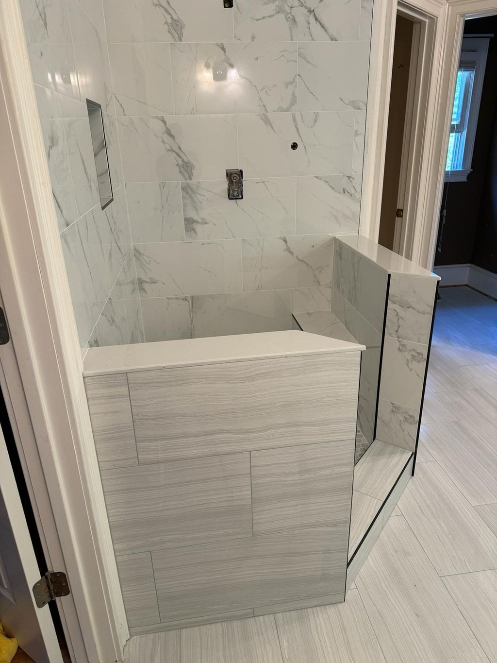 New shower bathroom