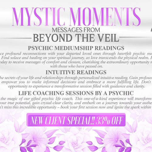 In-Person or Virtual Readings Available