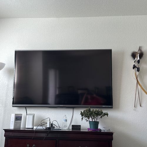 TV installed quick and easy