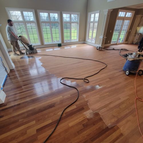 Hardwood Floor Refinishing