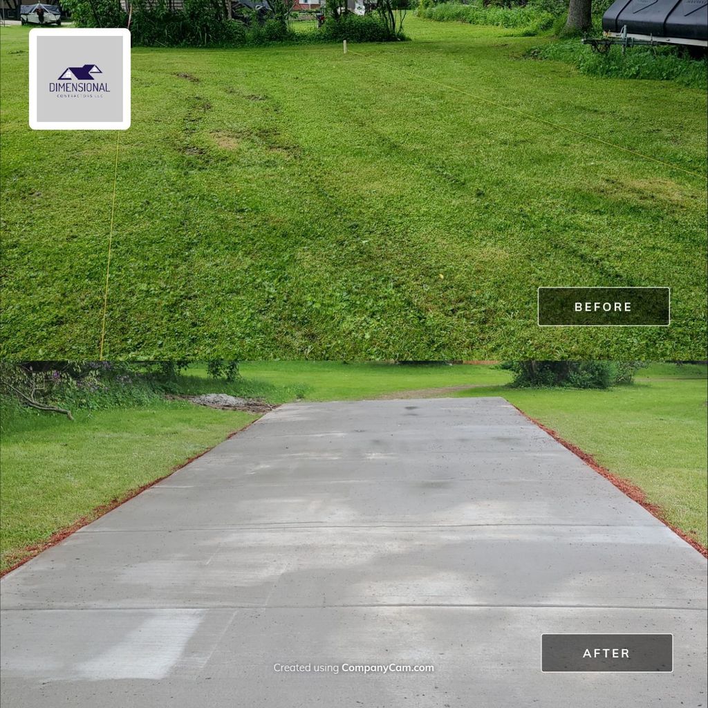 concrete slab for a shed 14x40