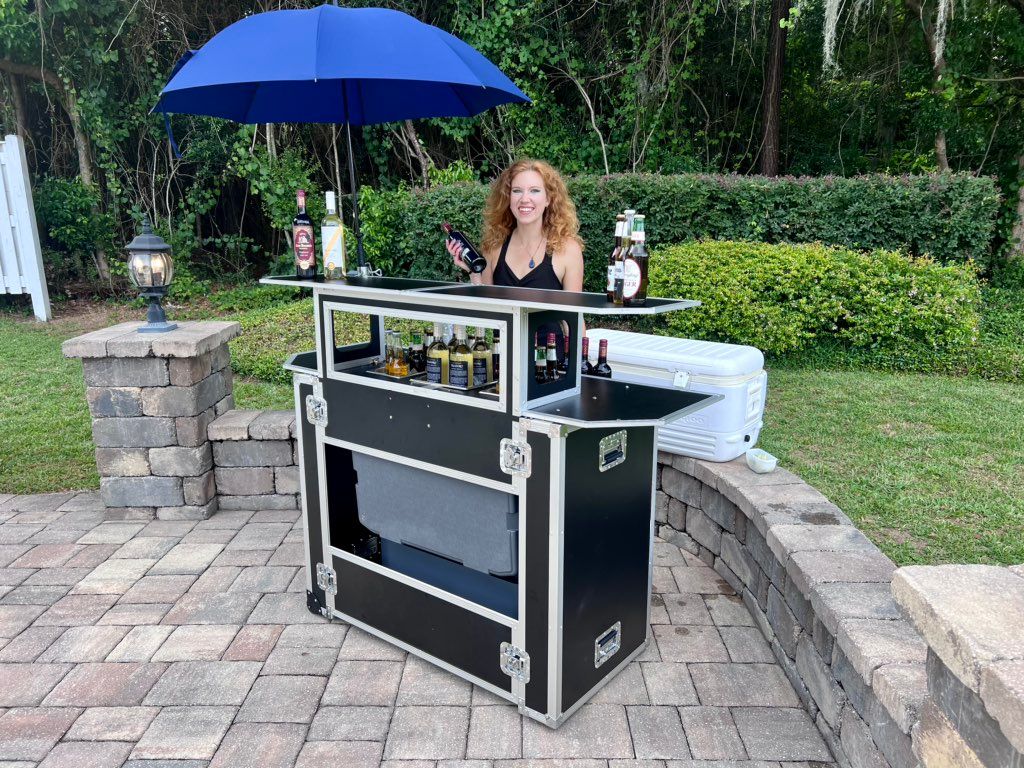 Wedding Cocktail hour ready to go. 