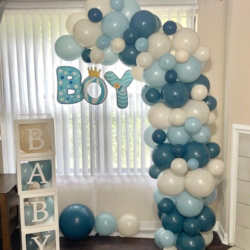 best balloon job on my baby boy shower love it tha