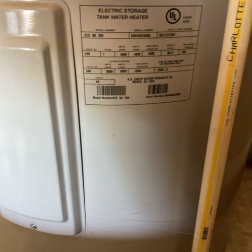 Water Heater Installation or Replacement