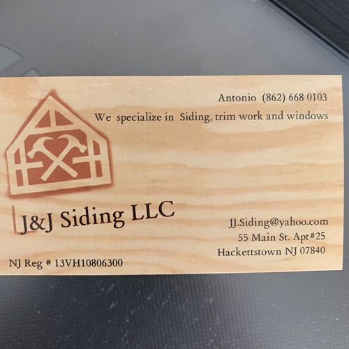 J & J SIDING LLC