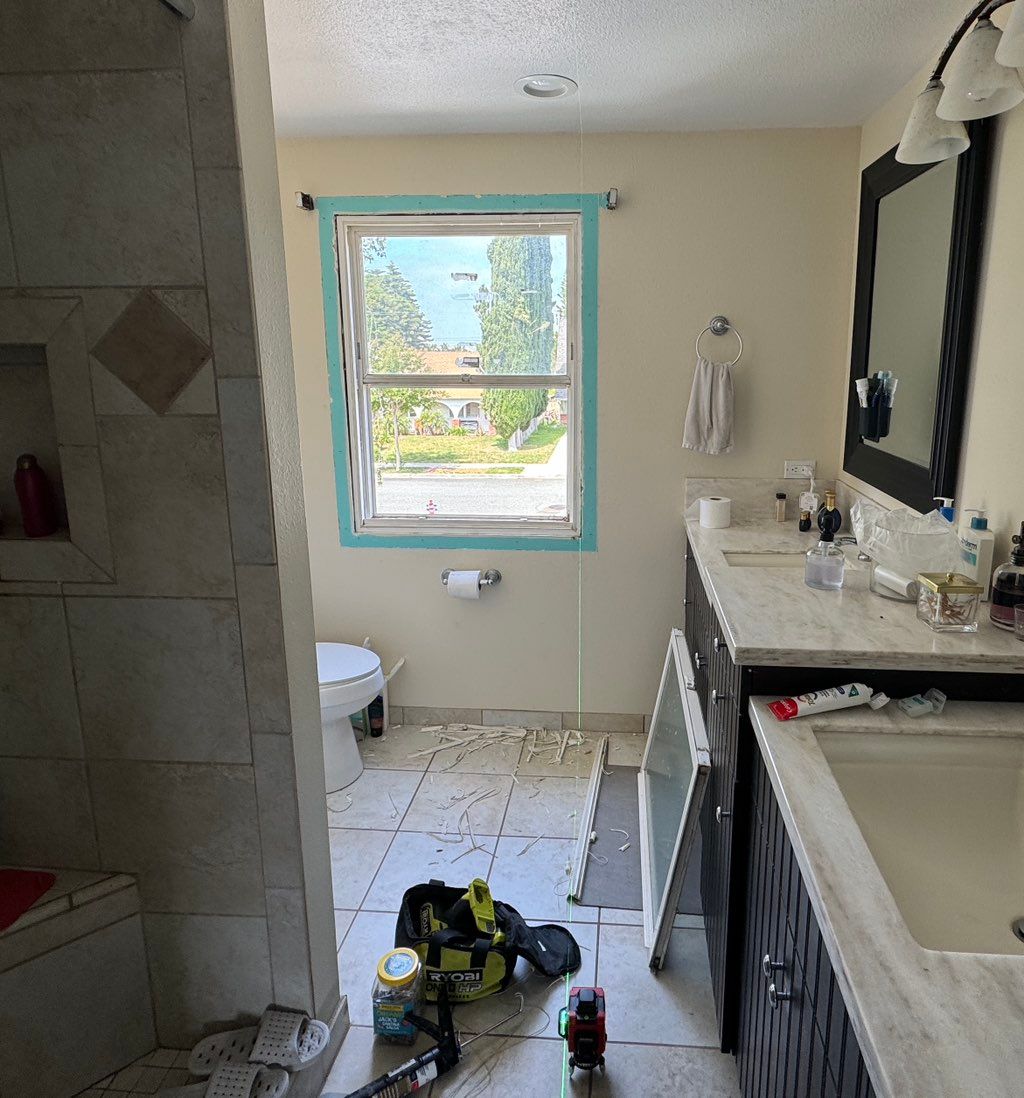 Window installation process 