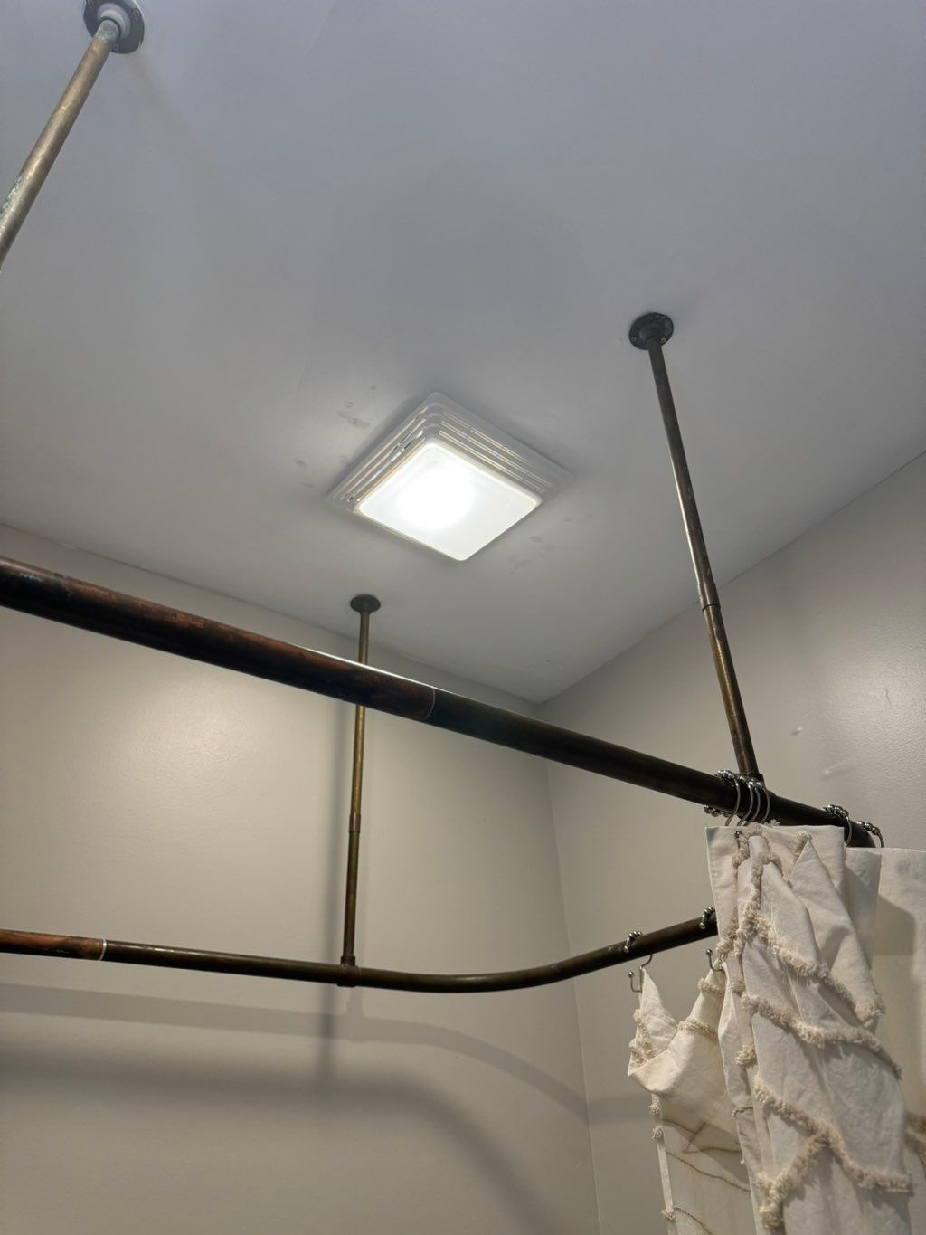 Replaced old fan-light with new one