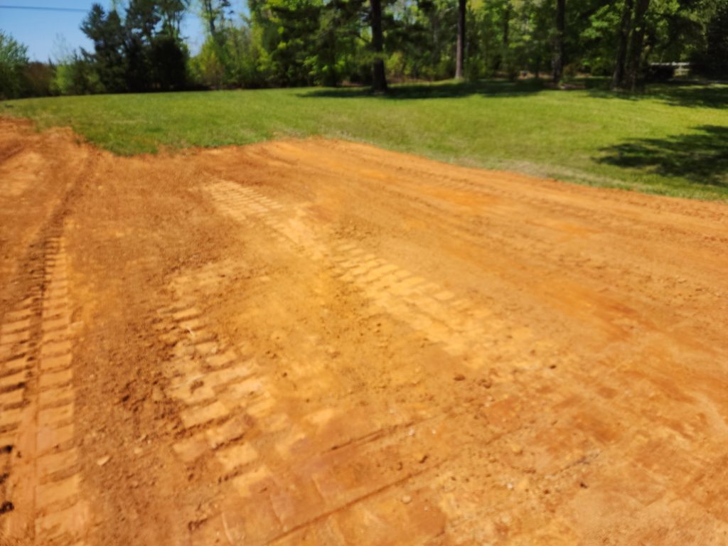 yard leveled