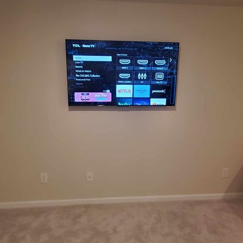 I recently hired TechSmart TV mounting service for