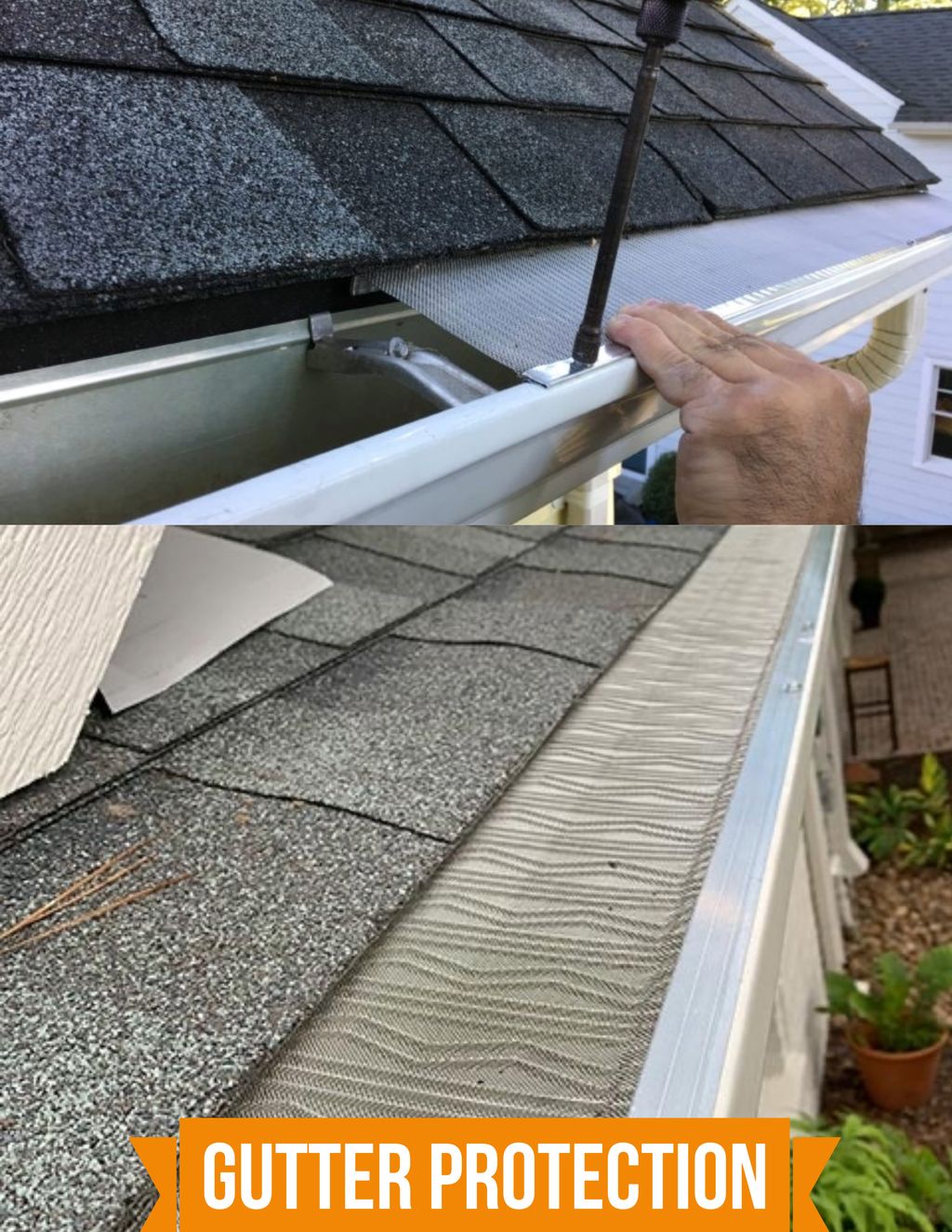 Micro Mash Gutter Guard Installation